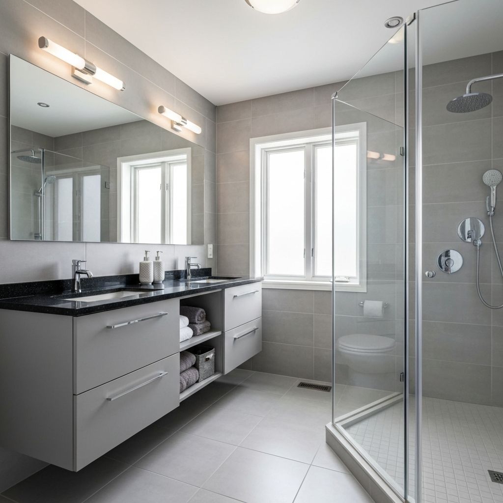 Modern bathroom in Lakeview
