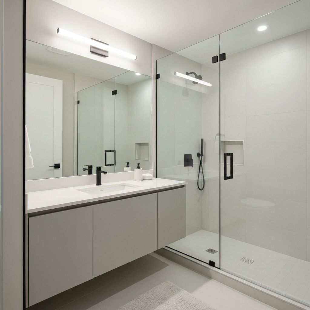 Contemporary bathroom in Taunton