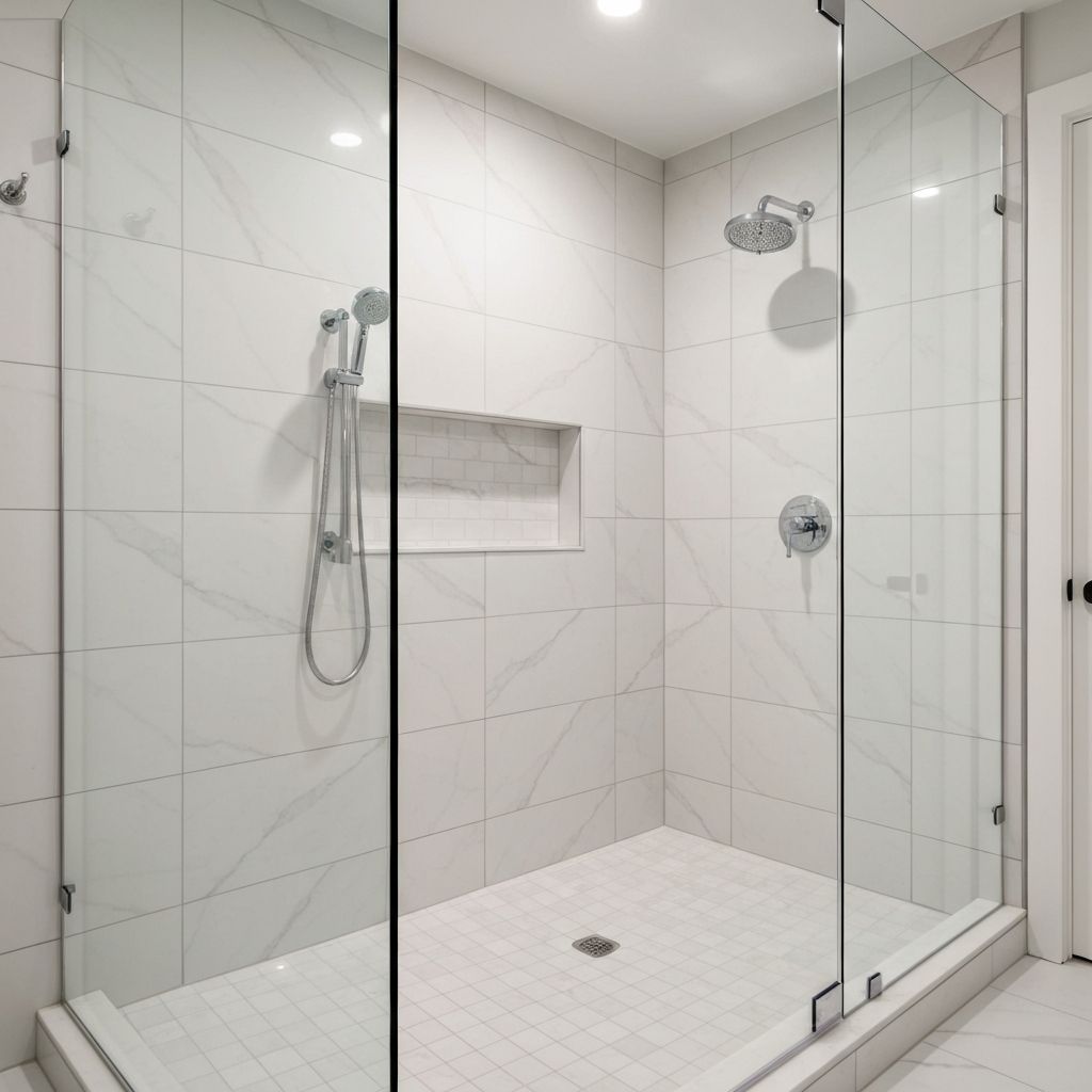 Walk-in shower renovation in Rouge Woods