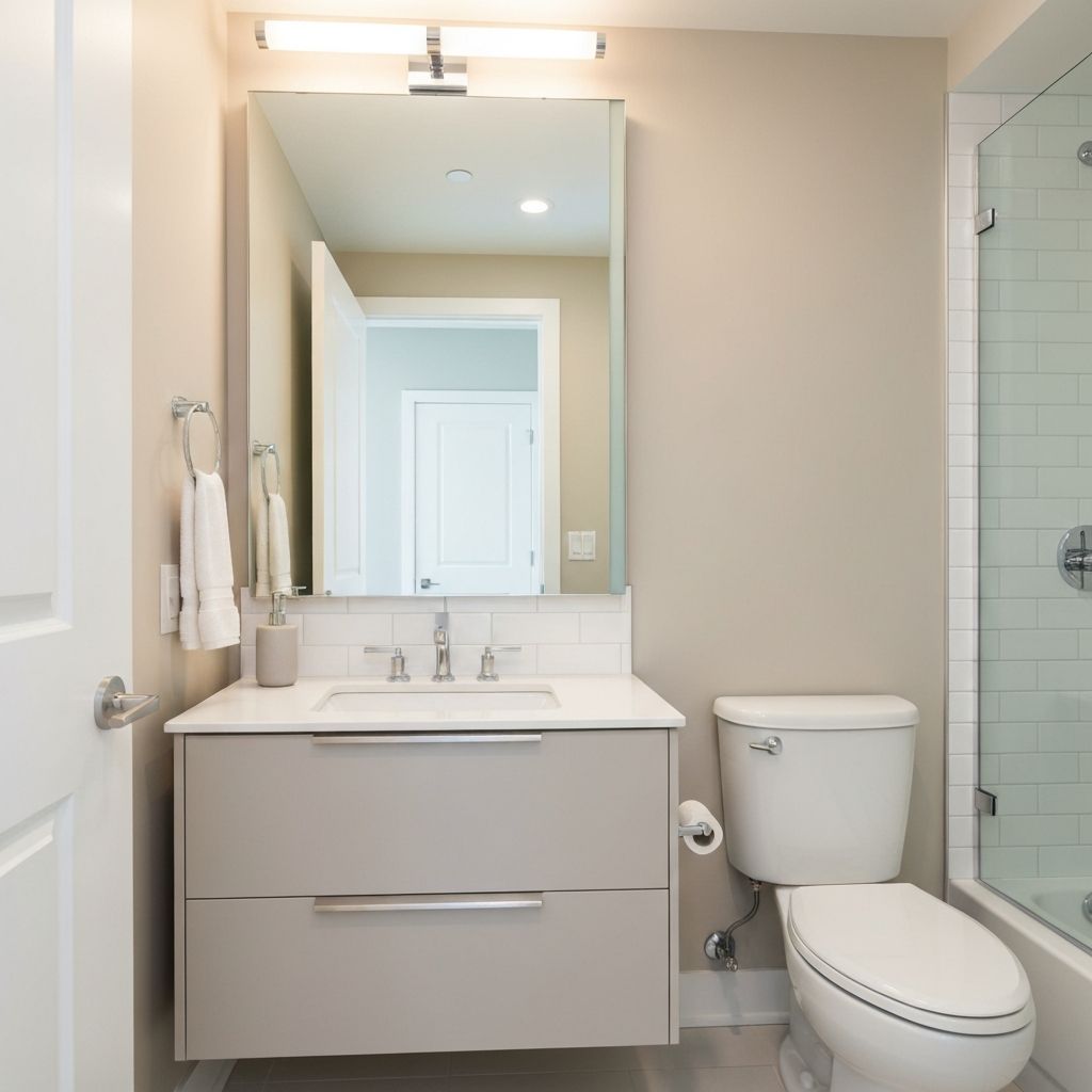 Contemporary bathroom in Malvern